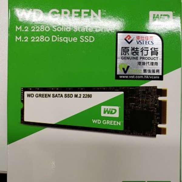 全新WD Green M2 SSD 240GB