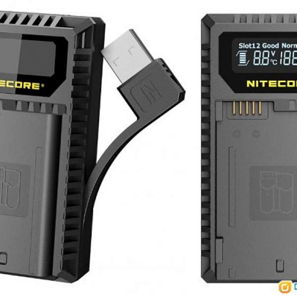 Nitecore UNK2 EN-EL15 D850 Z6 Z7 USB 雙位電池充電座