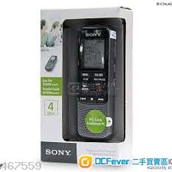 進口 全新 SONY ICD-PX240 立體聲 數碼 錄音筆 32小時電池續航力 4GB