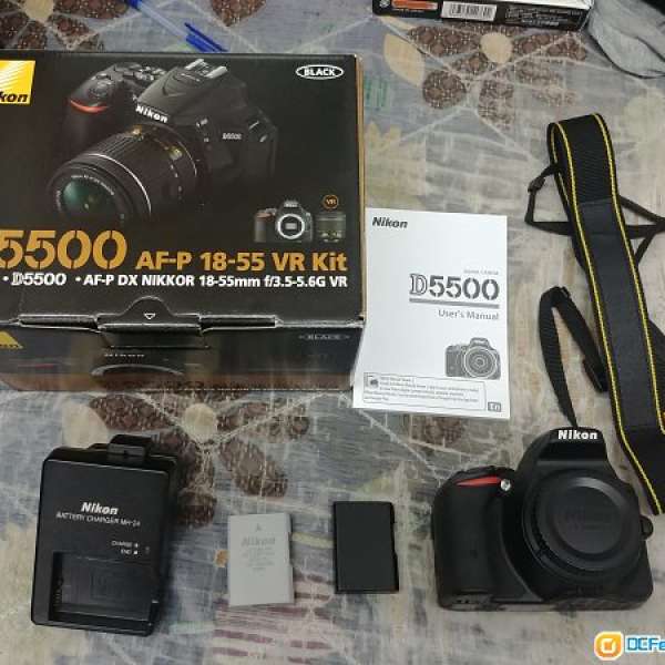 90%new nikon d5500 機身 新淨少用 有單過保有盒