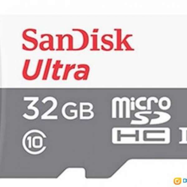 出讓！ Sandisk UItra Micro sd Card 32GB (cass 10)  80/MB速度極快。