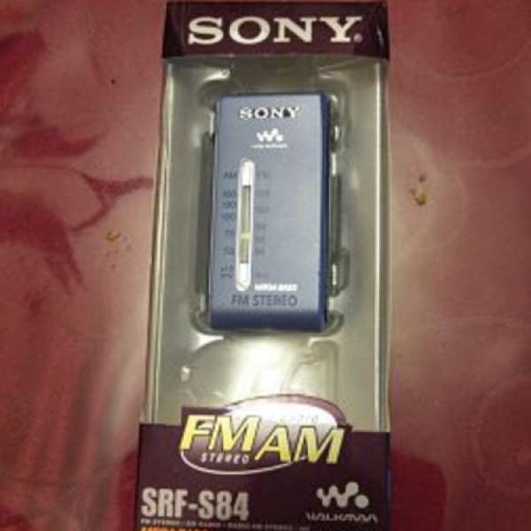 DSE 標準 SONY SRF-S84 FM Blue收音機
