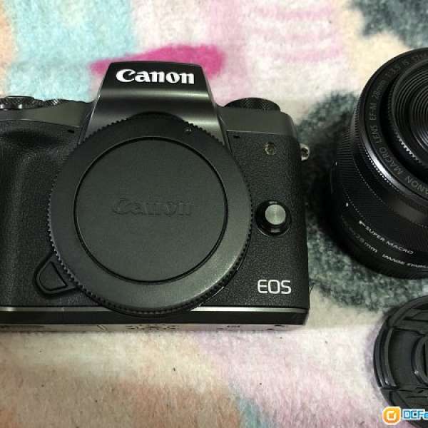 EOS M5 and EFM 28mm marco all HongGoods with cert. and box set