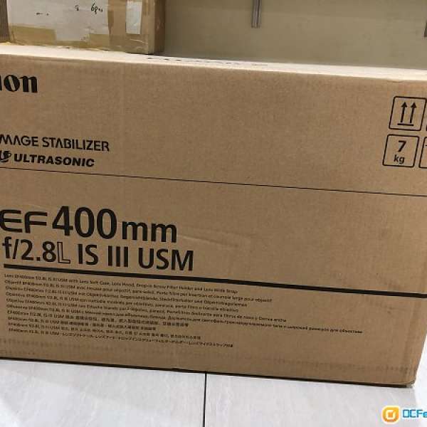 全新 Canon EF 400mm f/2.8L IS III (水貨)