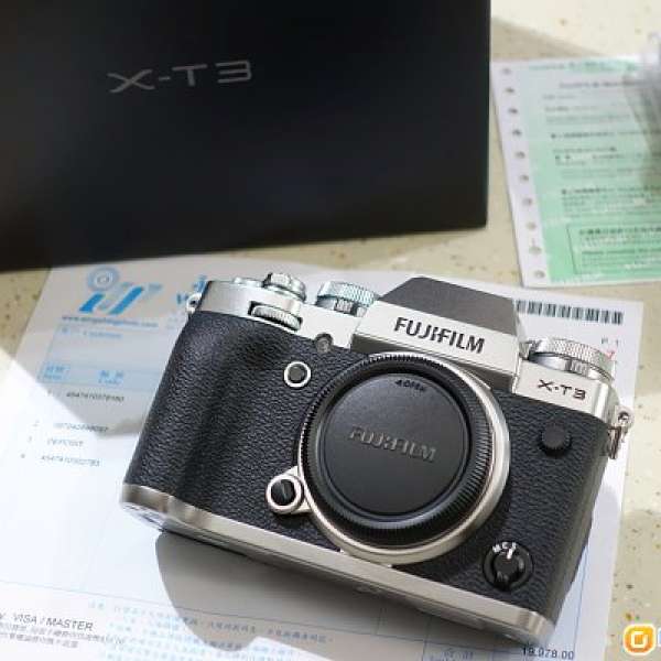 行貨超新 Fujifilm X-T3 銀色
