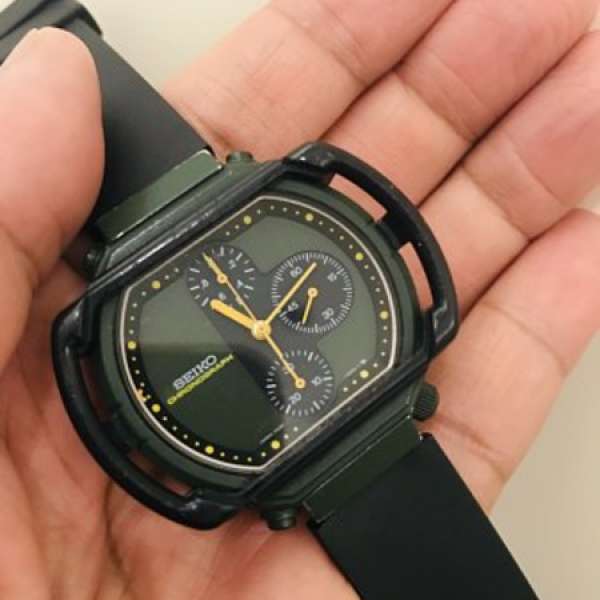 古董精工石英計時手錶 Seiko 7A28-500A GIUGIARO Motocross