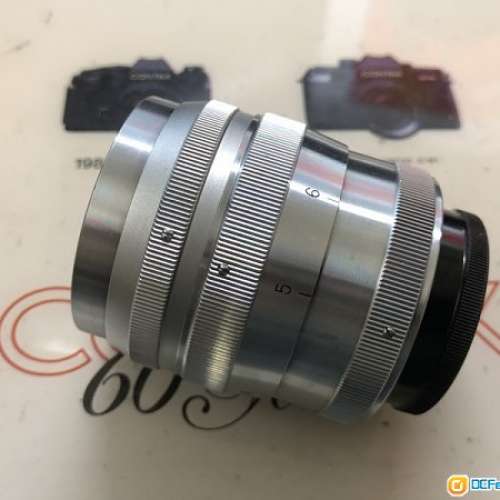 85-90% New Nikon 8.5cm 85mm f/2 LTM Chrome Lens $3880. Only