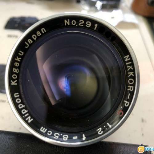 85-90% New Nikon 8.5cm 85mm f/2 LTM Chrome Lens $3880. Only