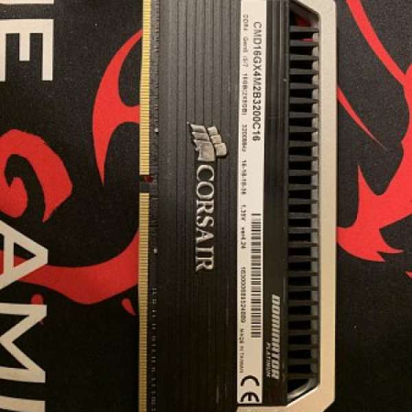 Corsair DDR4 Ram 記憶體 8GB 3200mhz 一條