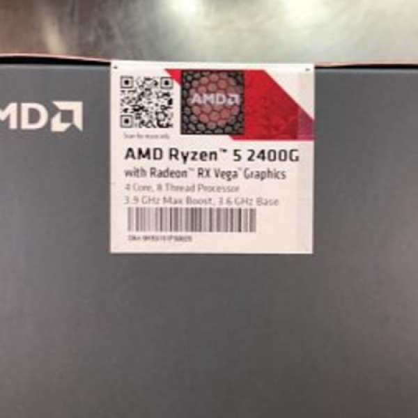 全新ryzen r5 2400g