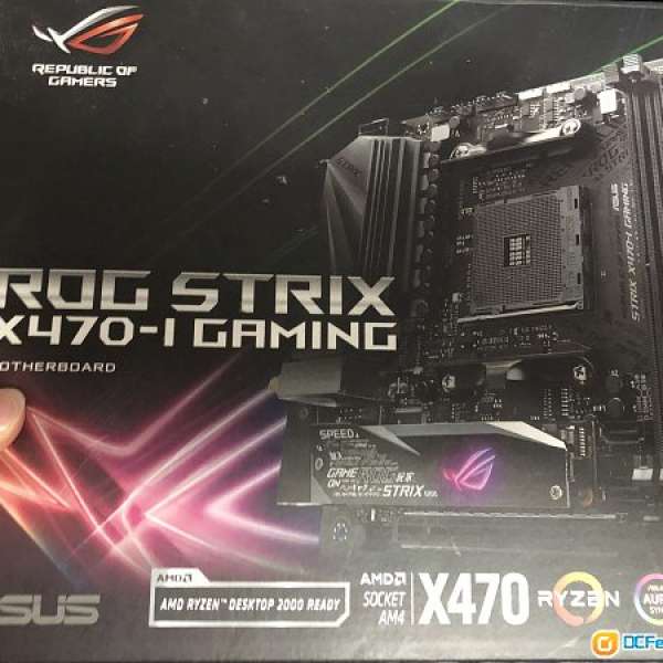 代友賣全新 ASUS ROG STRIX X470-I Gaming 底板 $1200