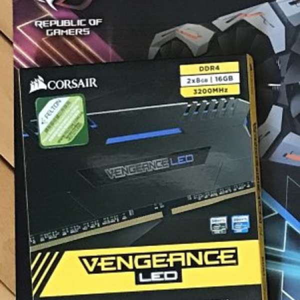 Corsair Vengeance LED BLUE 16gb DDR4 3200HHz