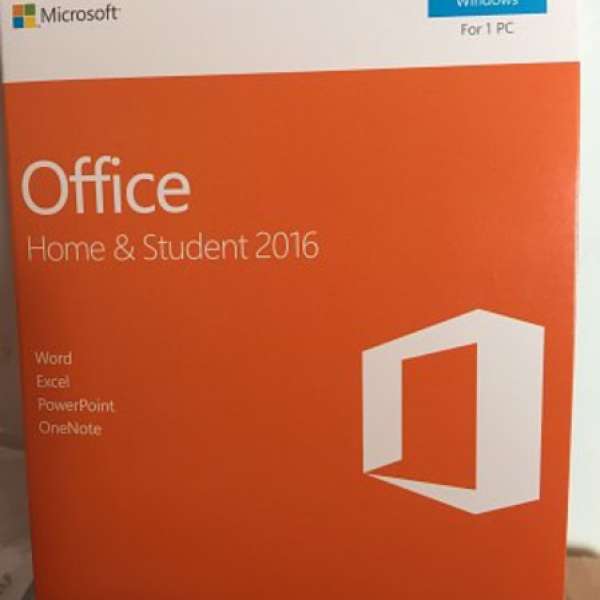 全新彩盒裝 Microsoft Office 2016 Home 家用零售版 正版 非office365 Winodws DVD...
