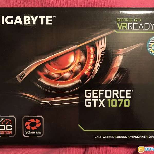 Gigabyte GeForce® GTX 1070 OC 8GB GDDR5  99.99%new