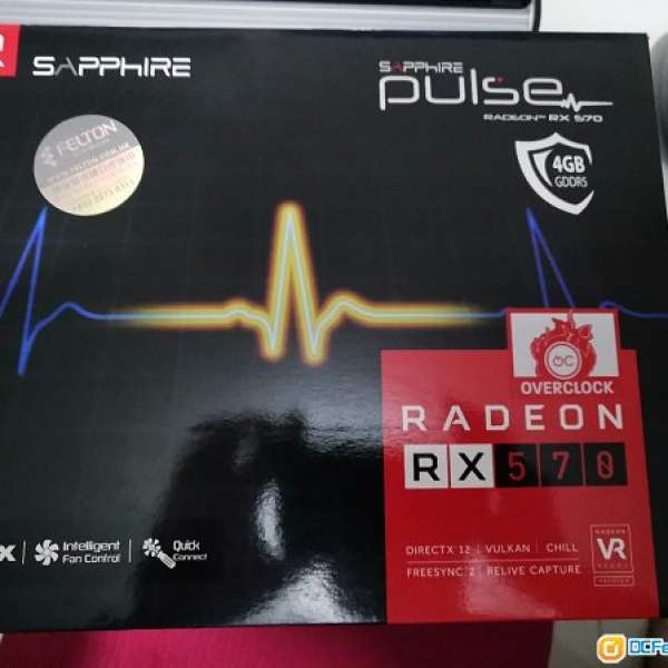 SAPPhiRE PULSE Radeon RX570 4GD5 VGA Card