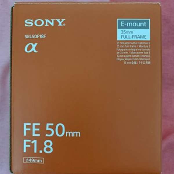 近全新Sony FE50 f1.8