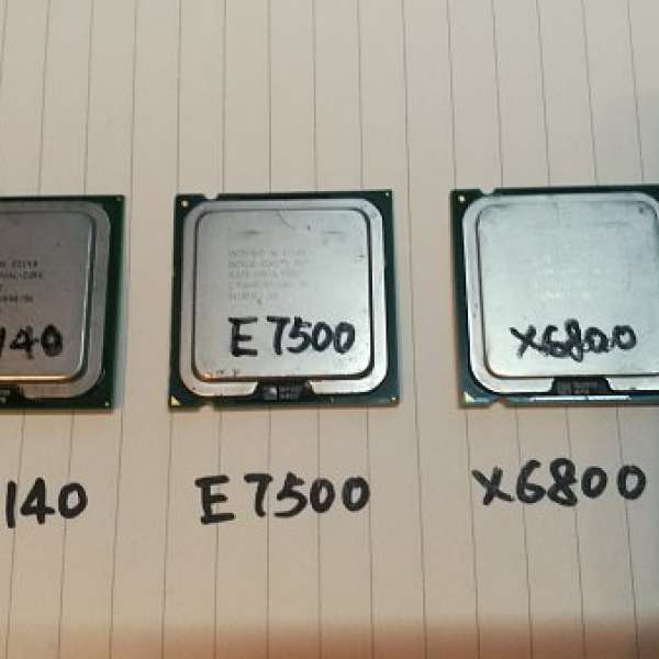 出售3粒舊775 Socket CPU