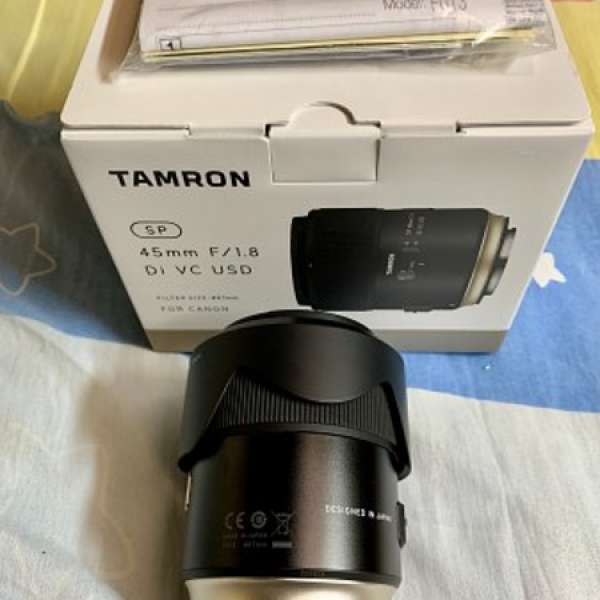 Tamron SP 45mm F1.8 Di VC USD（Model F013）for Canon