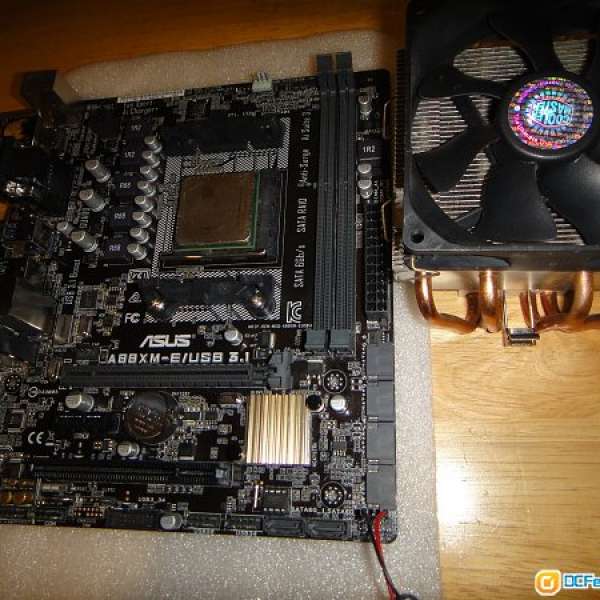 ASUS A88XM-E/USB 3.1 主版(有保養)連 AMD A8-5600K 四核 Socket FM2