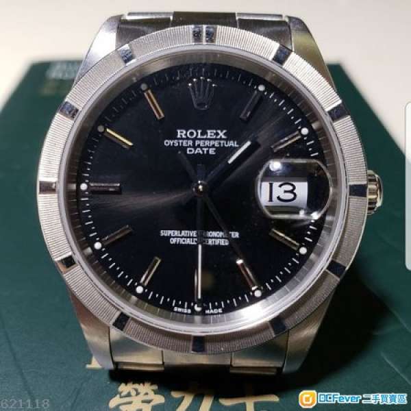 100%真品Rolex15210爽正經典3135天文臺自動機芯密洞冇窿Over 90% NEW