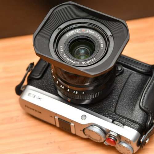 Fujifilm 23mm f2 連JJC方型遮光罩
