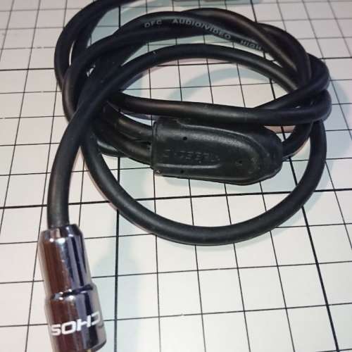 3.5 mm micro jack 轉 RCA CHOSEAL 鍍金線 約1M