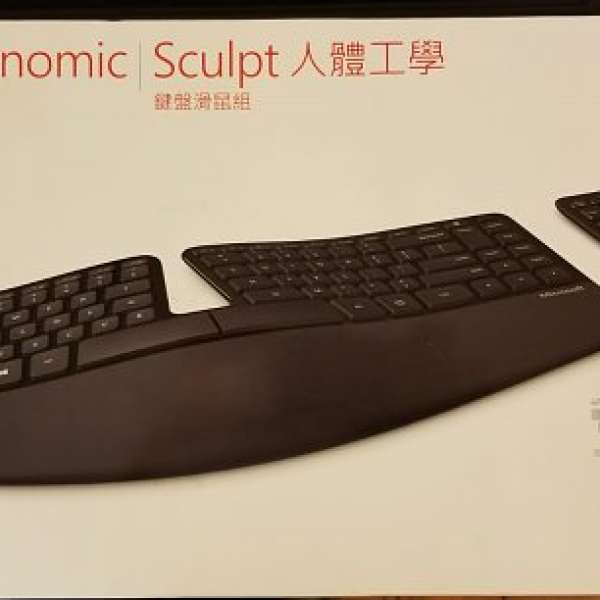 Microsoft 人體工學鍵盤滑鼠套裝 (全新)
