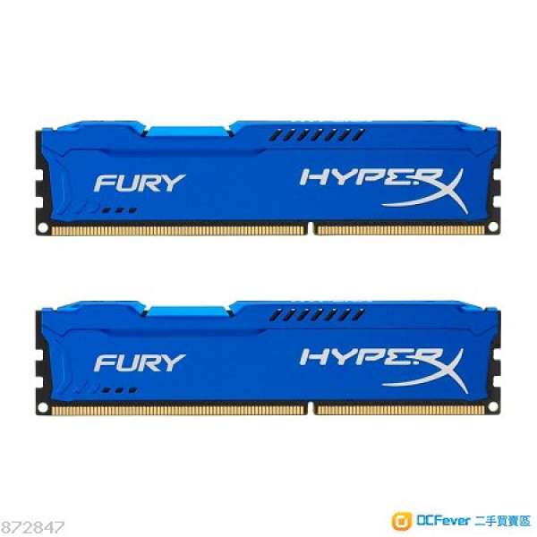 Kingston HyperX FURY 1866MHz 8GB Kit Memory (2 x 4GB)