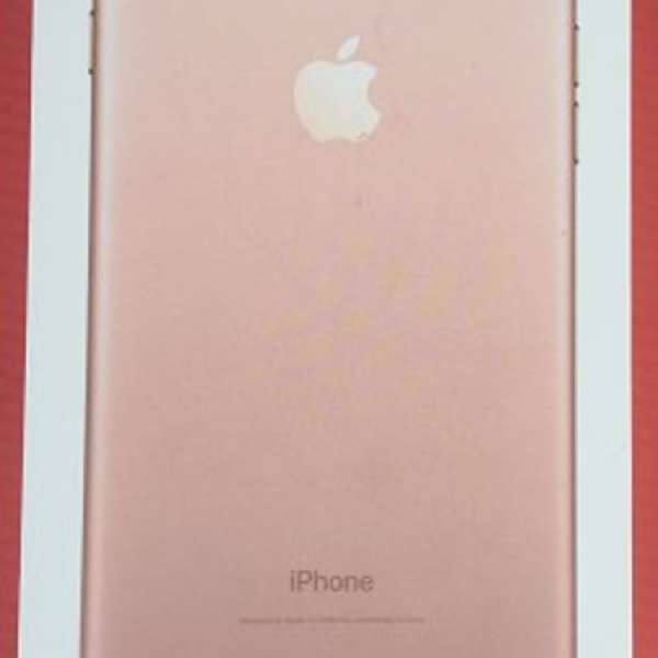 全新 iPhone 7+ 吉盒 1個 (Rose Gold 浄盒一個) HK$30.00