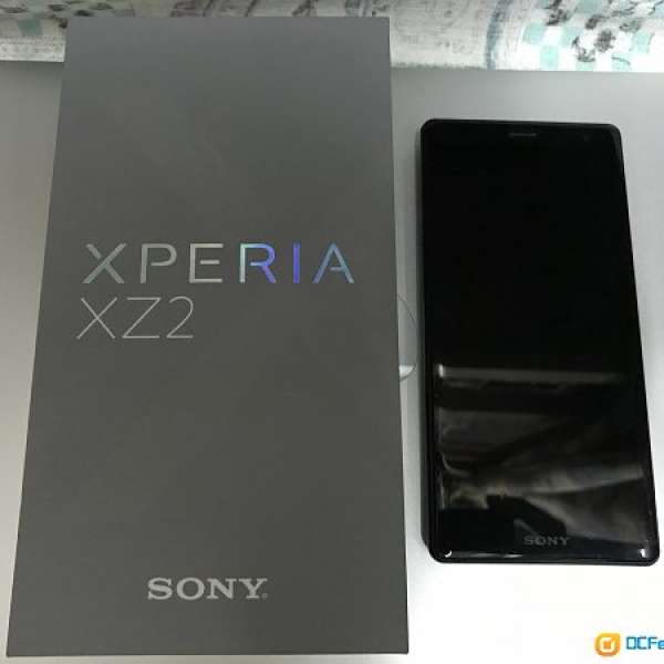 95%new 黑色港行Sony xperia xz2 full set 有保