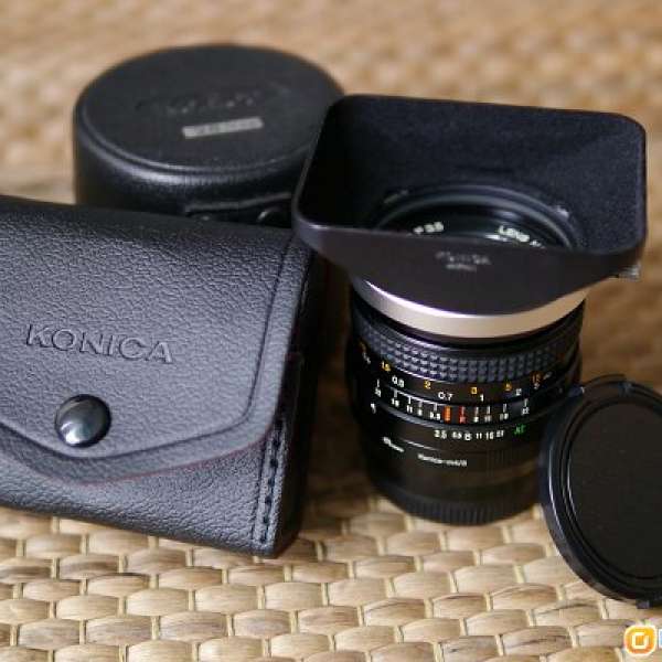 Konica HEXANON AR 28mm F3.5 with M43 M4/3 Adapter