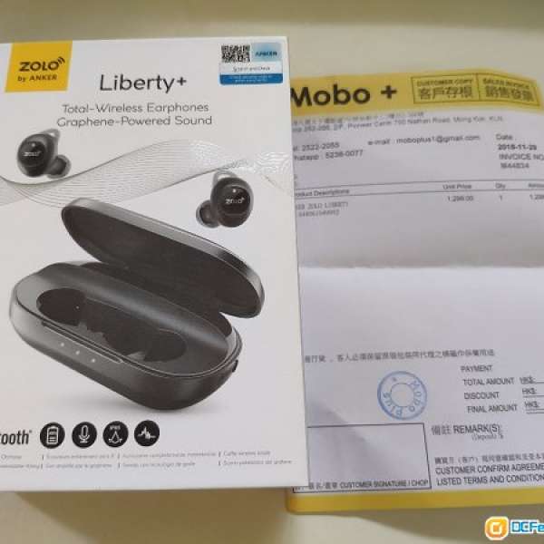 Zolo Liberty+ 真無線耳機　藍牙v5. 0