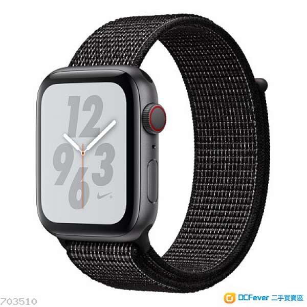 *未拆封 全新Apple watch Sport GPS+Cell *LTE*Series 4 *44mm Nike灰色錶殼黑尼隆...