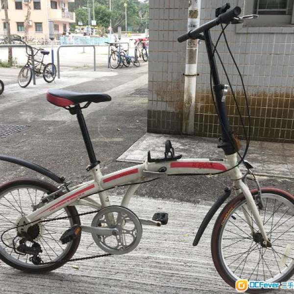 代友出售 二手 K-ROCK 20吋 摺疊 代步 單車  HK$300.00