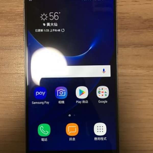 90% 新Samsung Galaxy s7  黑色