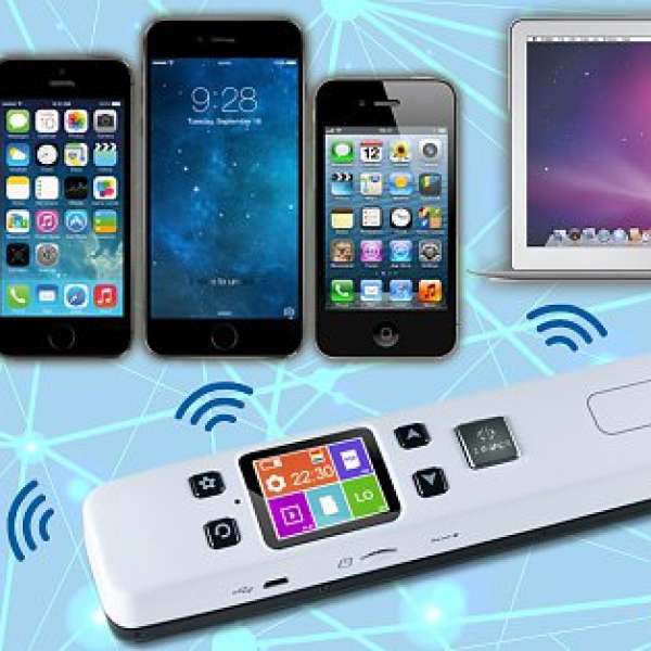 【Honeymere】全新iScan 1050dpi Wifi 手提掃描器 掃描儀 掃描筆 Portable Handy S...