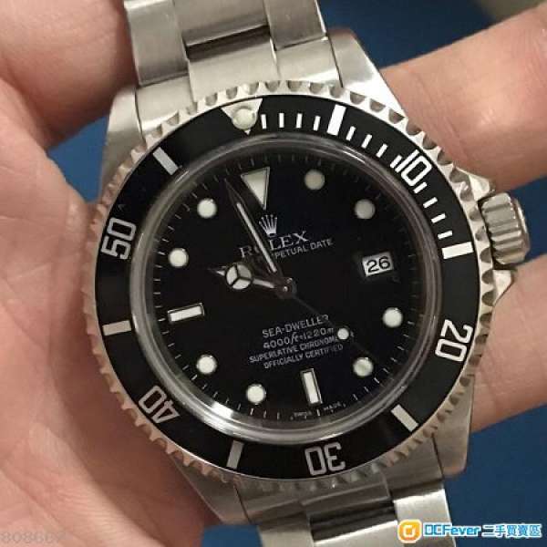 rolex16600 z頭淨錶一隻 約92%新 不上行優先