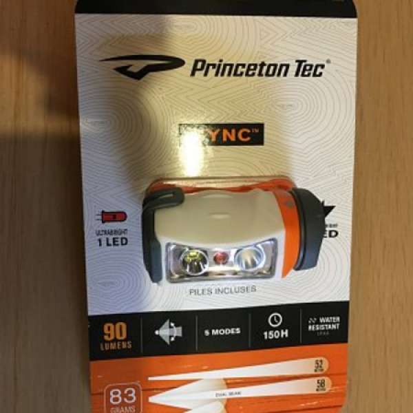 Princeton Tec Sync LED Headlamp (全新)