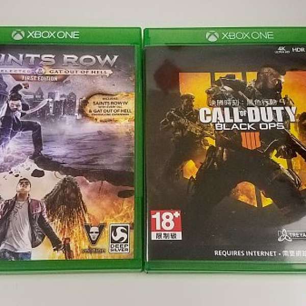 Xbox one call of duty black ops 4 saints row