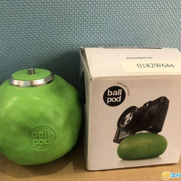 全新未用 Ball pod 頭袋腳架綠色