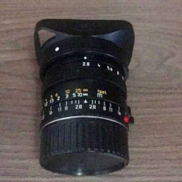 Leica Elmarit 28mm f2.8 v3 pre-asph 11804 m mount