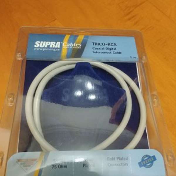 Supra TRICO-RCA coaxial cable