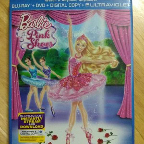 芭比 Barbie pink shoes DVD+Blu-ray雙碟