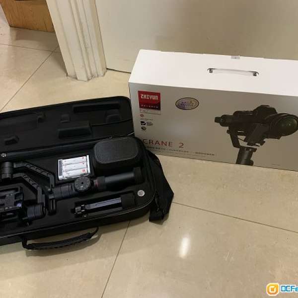 智雲 Zhiyun Crane 2 雲鶴三軸穩定器, 連follow focus, 行貨有保