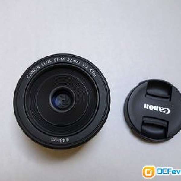 Canon EOS M 22MM F.2 STM Lens (餅鏡,EoS M50, M6,M100 岩用)