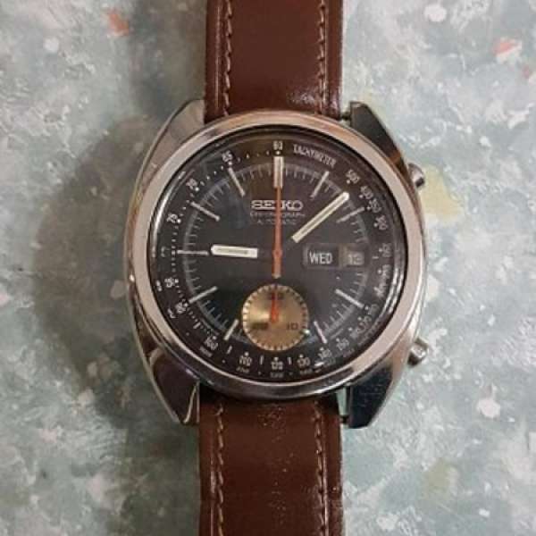 精工表Seiko Vintage Automatic Chronograph Watch 6139 6012