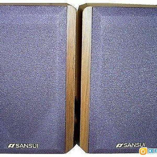 Sansui Stereo Speaker 山水書架喇叭一對