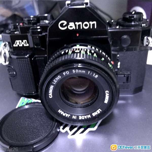 Canon A-1 Mint condition with FD 50mm F1.8 & 55mm F1.2