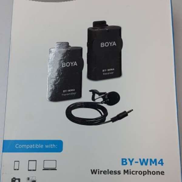 全新 BOYA (BY- WM4) Wireless Microphone (無線收音錄音)