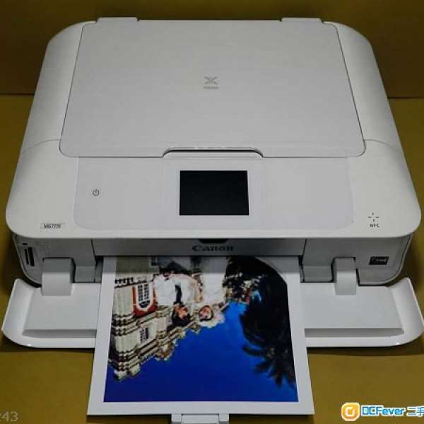 真相實圖性能良好新淨少用機6色墨已入滿一套墨水Canon MG7770 Scan printer(可無線...